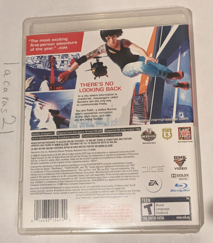 Mirror's Edge (Sony PlayStation 3) - komplett im Karton - Bild 2 von 3