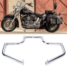 For 2000-2017 Harley Heritage Softail Fatboy Highway Bars Engine Guard Crash Bar