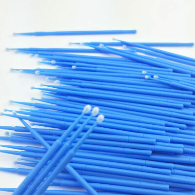 Cepillos Micro Aplicadores Desechables Cepillo Dental Para Extensiones Oralespestanas Maquillaje 400pcs Blanco