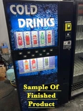 Dixie Narco 501-E Live Display, Credit Card Capable, Refurbished, Parts Warranty