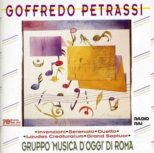 PETRASSI / SCARPONI / VISMARA - INVENZIONI / SERENATA / DUETTO NEW CD - Picture 1 of 1