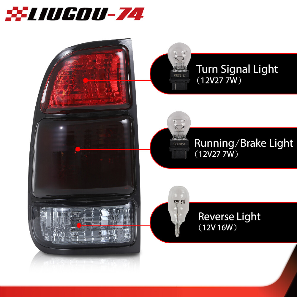 Tail Lights Lamps Left+right Fit For 2000 2001 2002 2003 2004 Toyota Tundra 