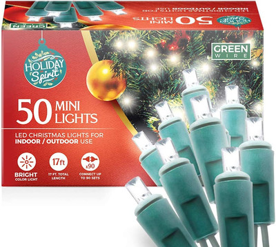 Christmas String Lights, 50 Premium LED Mini Christmas String Lights, Indoor/ O