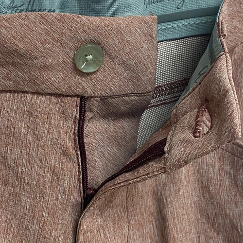 Walter Hagen Mens P11 Novelty Pocket Pant New Maroon/ White Htr Slim MGA35125VC - 第 5/11 張圖片