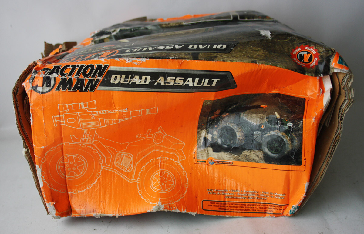 RARE 2001 ACTION MAN QUAD ASSAULT VEHICLE EUROPEAN HASBRO