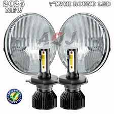 Newest 7" Round Led Headlight Hi-Lo for Jeep Wrangler JK LJ TJ for Chevy C10 C20