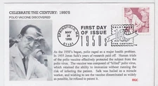 TurtlesTradingPost- Polio Vaccine Discovery-  1999 #3187a-  FDC BGC Cachet