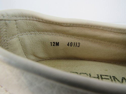 Florsheim Idlers Men's Ivory Leather Upper Casual Slip On Loafer Shoe Size 12 M - Picture 9 of 10