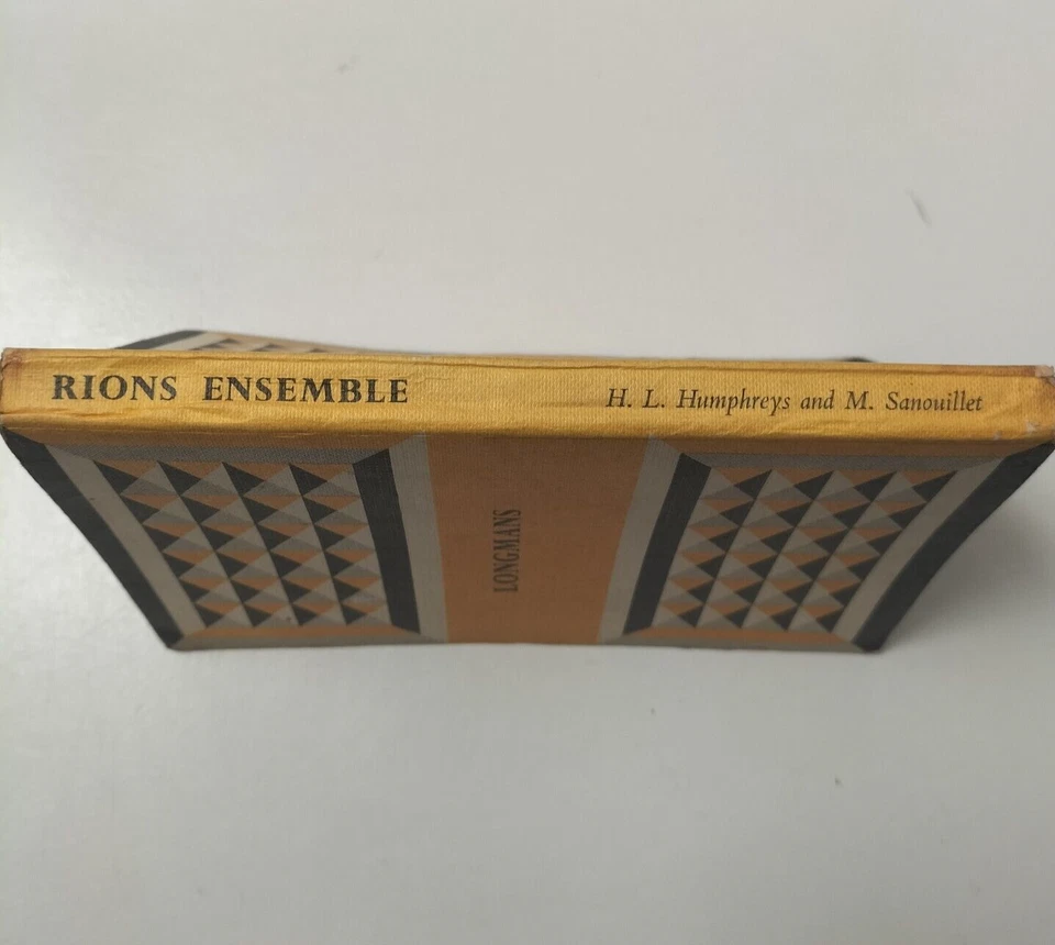 Rions Ensemble by Humphreys and Sanouillet Longmans Paperback 1967 Ex Library - Image 4 of 4