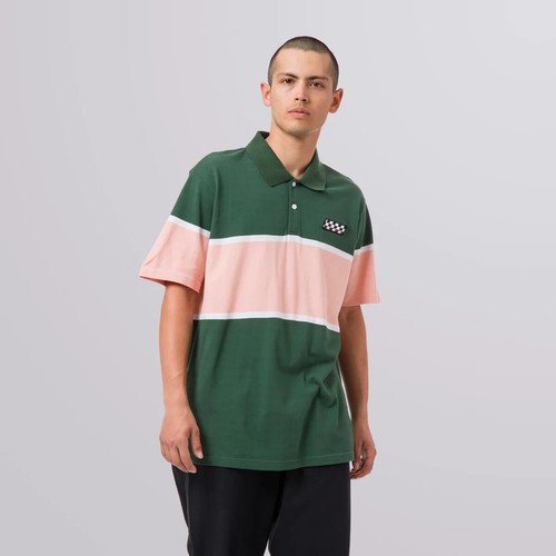 $70 HUF POWER UNIT POLO SHIRT MOTORSPORTS 90'S RACING INSPIRED MEN'S LARGE NEW - 第 3/10 張圖片