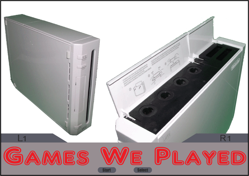 White Nintendo Wii Console Only Gamecube Ports Replacement 