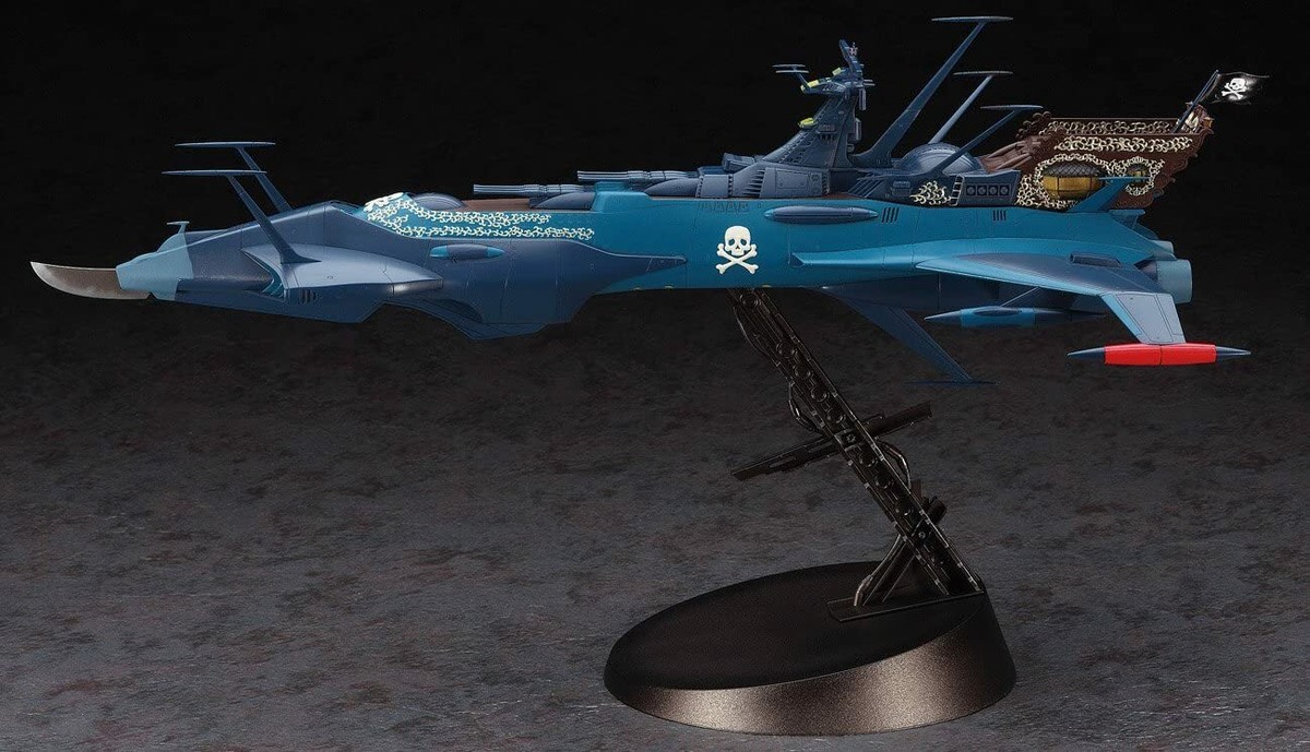HASEGAWA 1/1500 Captain Harlock Space Pirate Battleship Arcadia