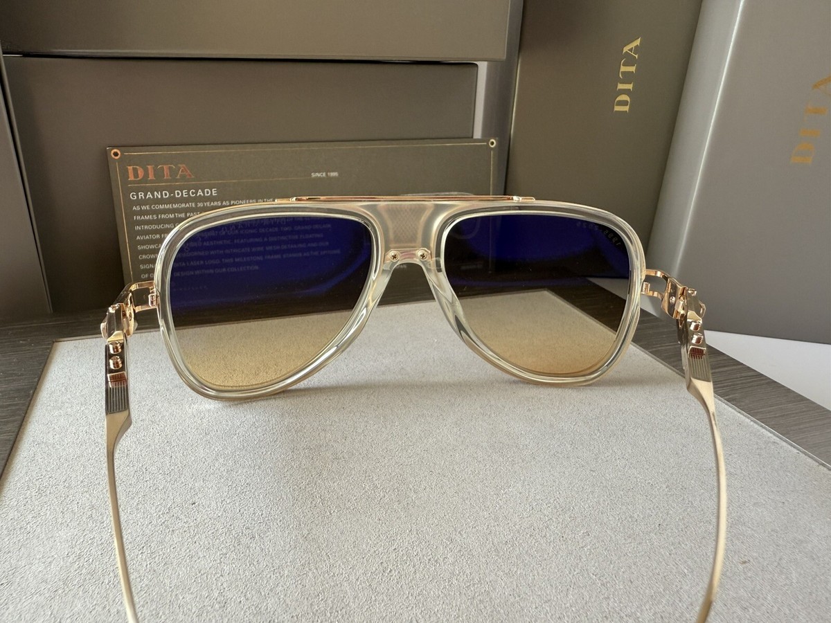 DITA GRAND DECADE DTS460-A-03 Crystal White Gold Gradient