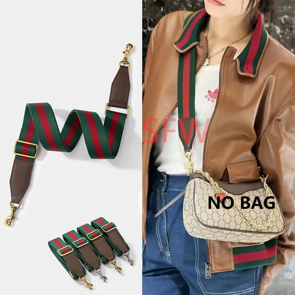 Sangle de sac à main sans marque sangle de remplacement convient à la série de fraises Gucci Ophidia