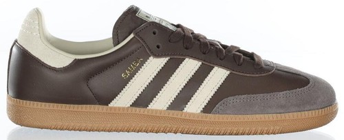 Men's adidas Originals Samba OG ID1481 Shoes Brown/Putty Grey/Gold