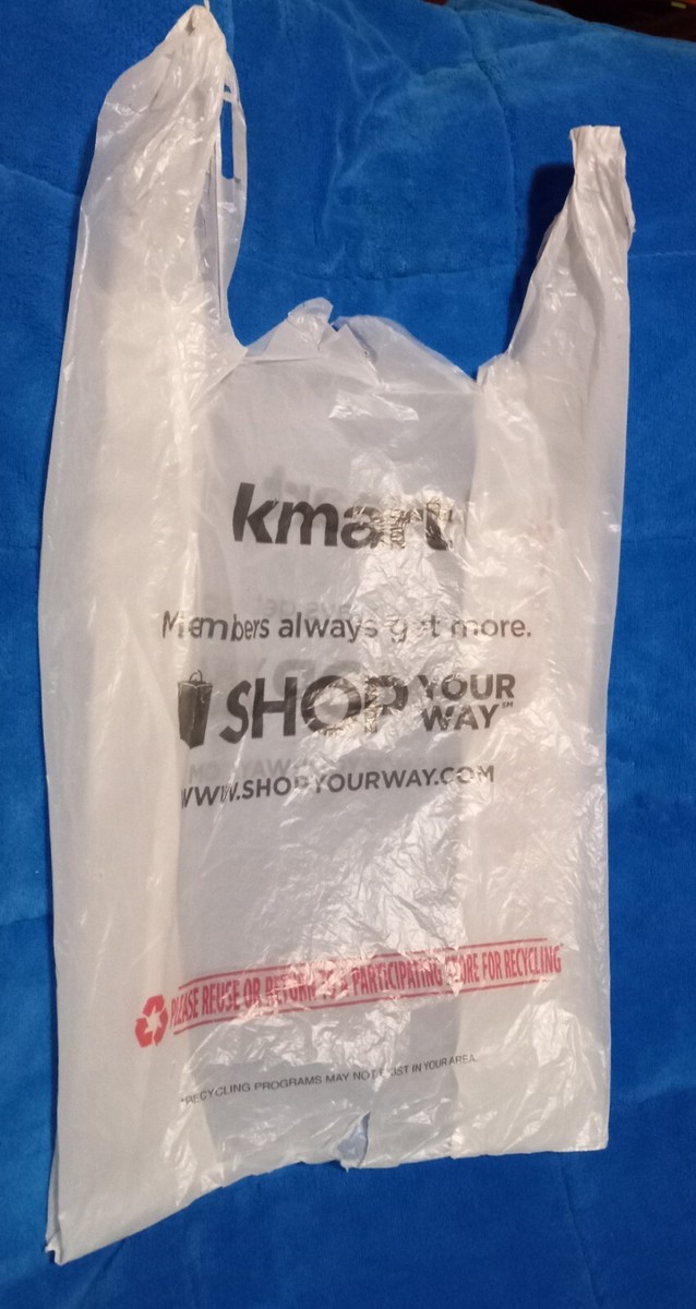 Tote Sack Bag Kmart Kmart Plastic Shopping Bag Tote 21”x11