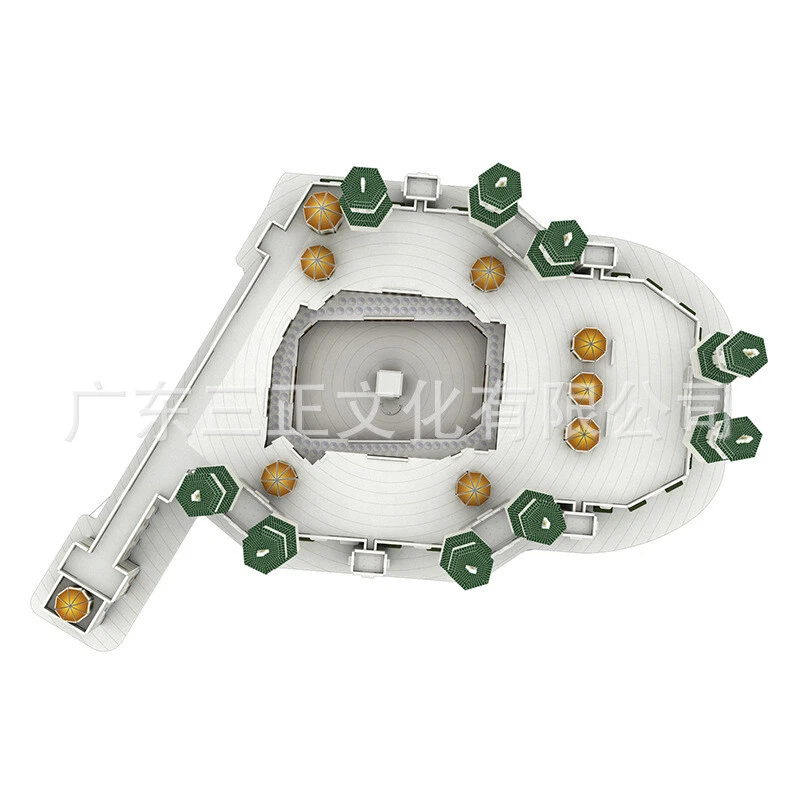 DIY 3D Jigsaw Puzzle - Masjid al-Haram - Mecca Mosque Puzzle Toy for Kids Adult - Image 3 of 4