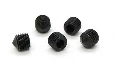 (5-pck) 5/16-24 x 5/16 Cone Point Socket Set Screws Brighton-Best Fine Alloy HR