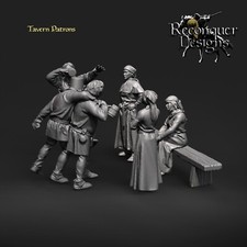 Reconquer Designs Toy soldiers Tavern Patrons Scale 1:32