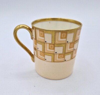 Royal Worcester Art Deco Design Kaffeedose um 1935