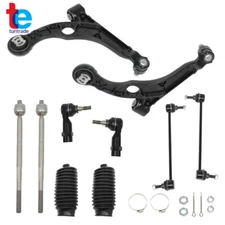 10PCS Front Lower Control Arms Sway Bars Tierods For Dodge Dart 2013 - 2016