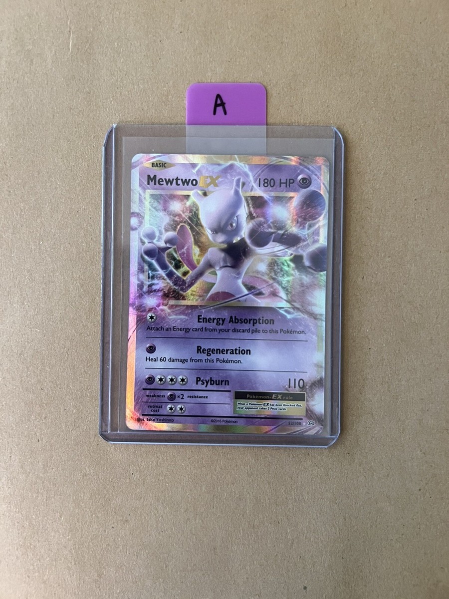  Pokemon - Mewtwo-EX (52/108) - XY Evolutions - Holo : Toys &  Games