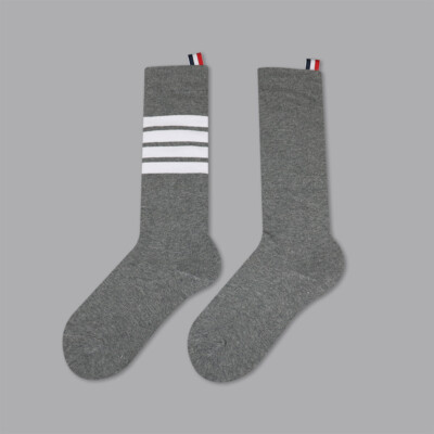 Thom Browne Women's Four-bar Mid-leg Socks