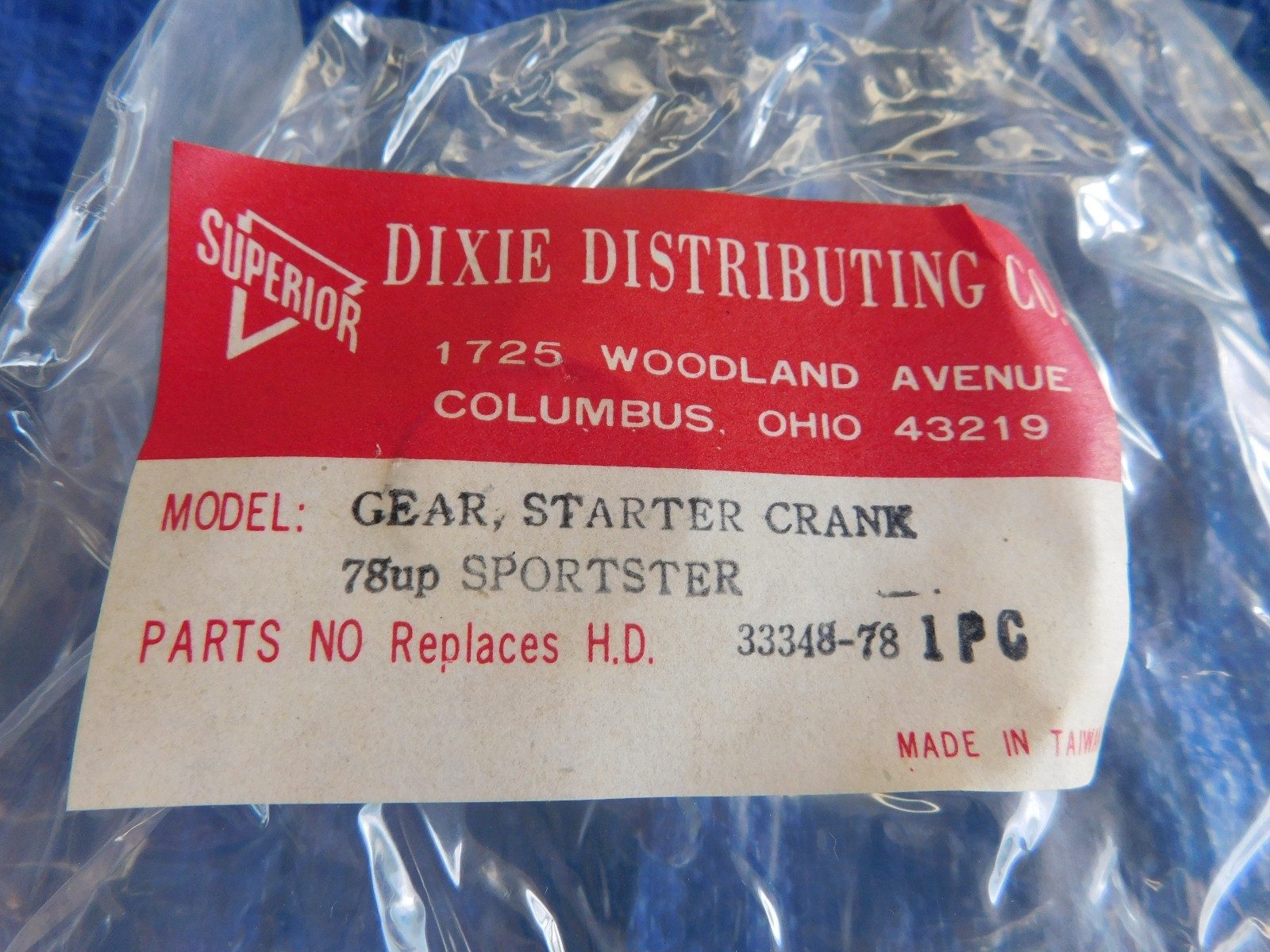 LARGE KICK START GEAR 20 TOOTH HARLEY 19771979 XLCH IRONHEAD SPORTSTER 3334878 eBay