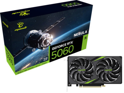 Manli  Nebula GeForce  GeForce RTX 5060   OC 8GB GDDR7 graphics card