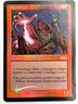 MTG Foil 1X Fireslinger X1 FNM Promo - DCI Magic - Played (small crease)