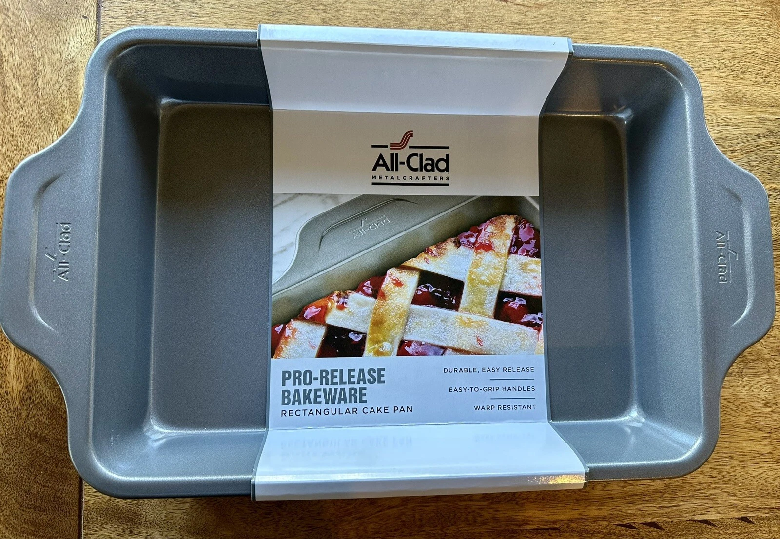 ALL-CLAD Pro-Release Bakeware Rectangular Cake Pan 13"x9"x2.25" NWT