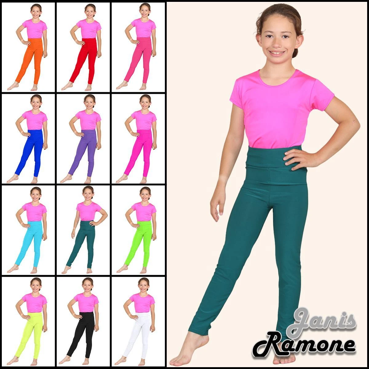 High waisted kids leggings sale