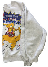 Vintage Arteam Apparel 1994 Sports Craze Slam Dunk Air Dinosaur Sweatshirt Small