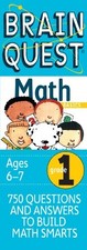 BRAIN QUEST GRADE 1 MATH, REVISED 2ND EDITION By Marjorie Martinelli Excellent 
