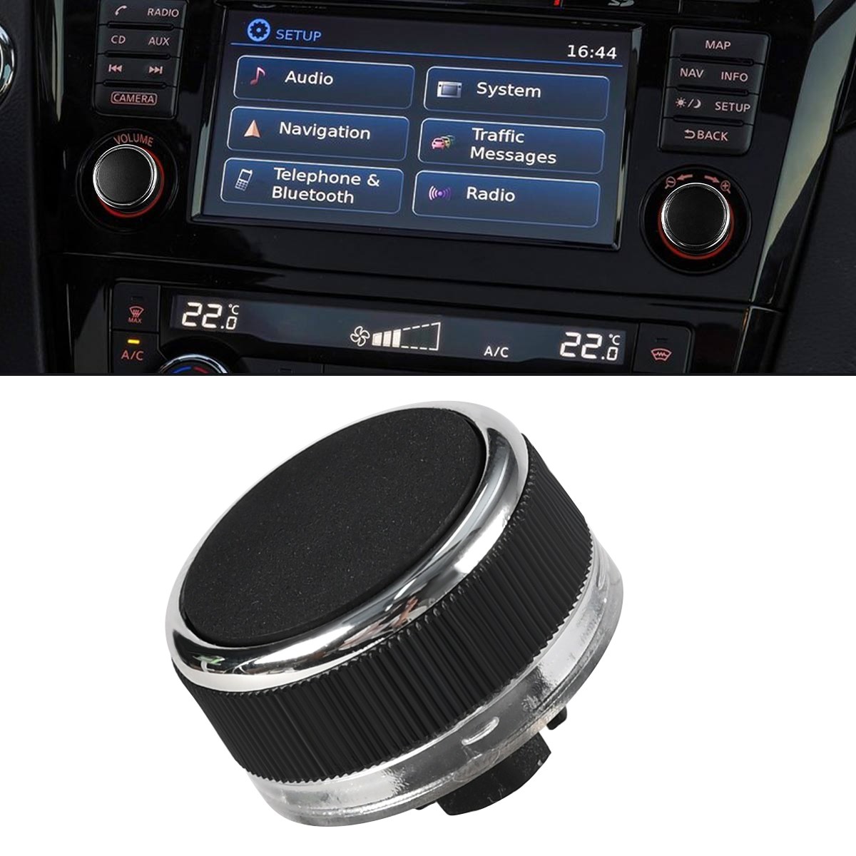 Radio Knob Button Volume Stereo Tuner Power Connect For Nissan For