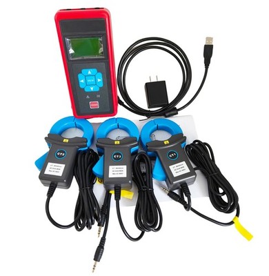 Clamp Leakage Current Meter with USB Communication Interface 3 Clamps 0mA～500A
