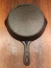 Wagner Ware Cast Iron Skillet 6C Sidney -O- High Logo w/Heat Ring