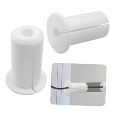 2 Pcs 3/4 Inch Starlink Wall Cable Grommets, Industrial Silicone White, 2 Pcs