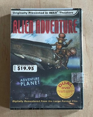 ALIEN ADVENTURE 2001 Factory Sealed DVD NOS Computer Animation Sci Fi 3D Film