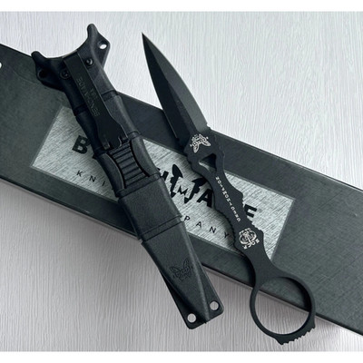 BENCHMADE 176BK SOCP  Dagger 440C Stainless Steel Black Sheath With Free Ship
