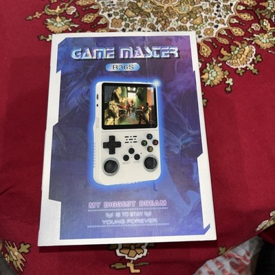 Game Master R36S Linux & Android Game Console, 3.5  IPS Streaming Play PSP PS1