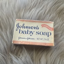 Vintage Johnson's Baby Soap Castile Bar 2.75 oz New In Box And Wrapper