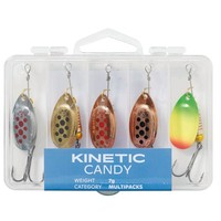 Kinetic Candy 7G - 5 Spinner Im Set, KunstköDer, RaubfischköDer, ForellenköDer