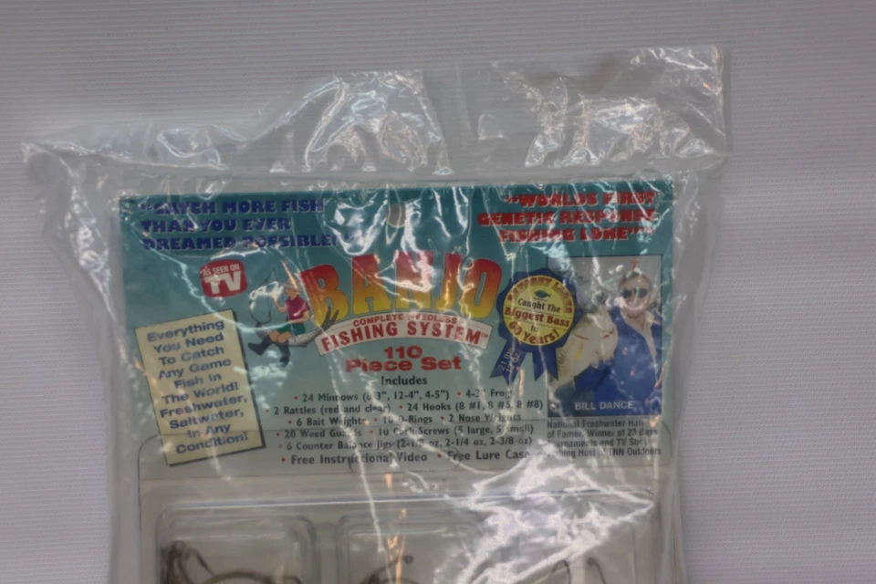 De Colección Banjo Weedless Minnow Bill Dance Banjo Bass Sistema de Pesca 110 piezas Kit NUEVO Foto 2 de 4