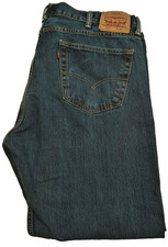 Levi's 505 Classic Straight Leg Jeans Men's Size 40 x 30 Blue Denim Medium Wash