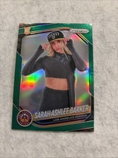Sarah Ashlee Barker 2025 Panini Prizm WNBA Green Prizm RC Rookie #142 Sparks