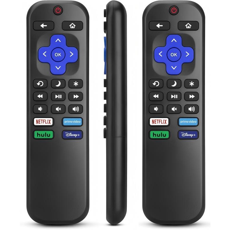 2 Pack Replacement for All Roku TV Remote Compatible for TCL-ONN-Hisense-Roku US