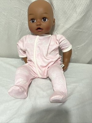Zapf Creation Chou Chou African American Baby Doll Sleeps Coos Cries Wets ? Read