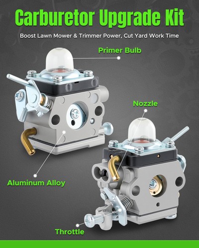 Vergaser für Husqvarna 122C 122LDX 574386701 581734301 Trimmer mit Luftfilter - Bild 2 von 8