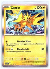 ZAPDOS 065/167 HOLO TWILIGHT MASQUERADE POKEMON TCG CARD